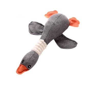 Dayan’s plush and sounding dog toys