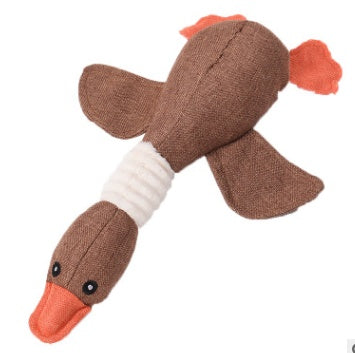 Dayan’s plush and sounding dog toys