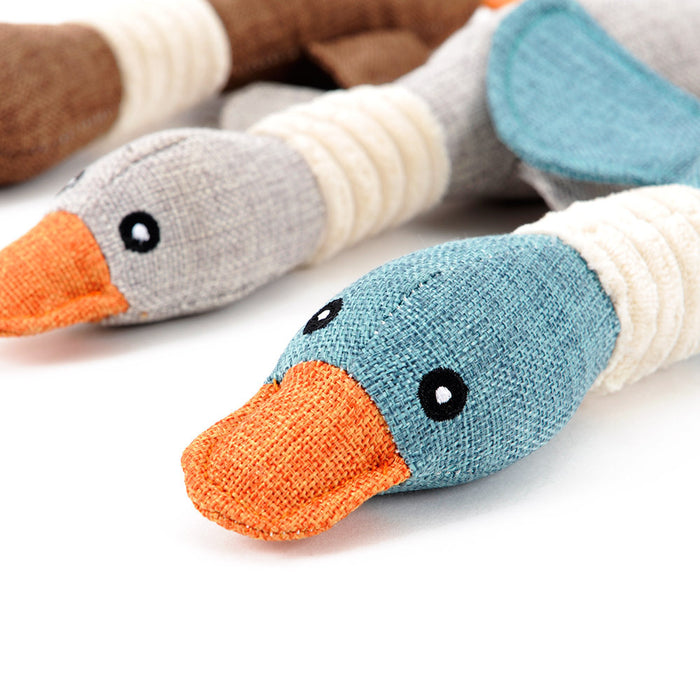 Dayan’s plush and sounding dog toys