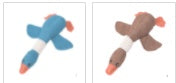 Dayan’s plush and sounding dog toys
