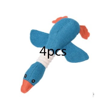 Dayan’s plush and sounding dog toys