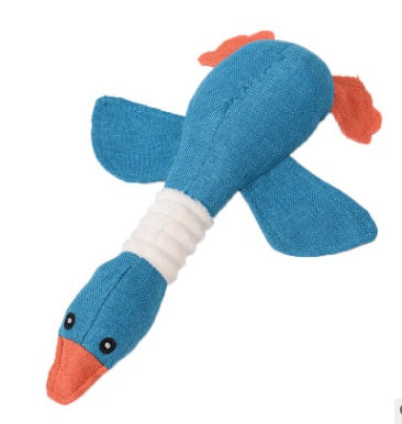 Dayan’s plush and sounding dog toys