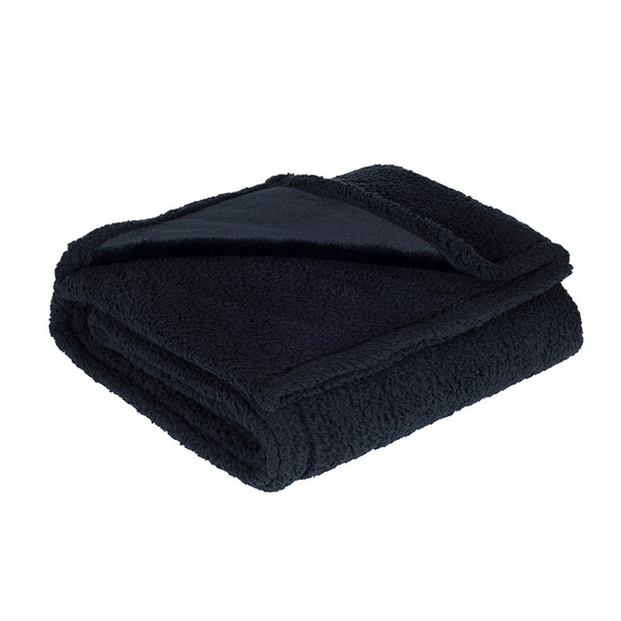 Flannel Cotton Wool Sherpa Thick Pet Blanket