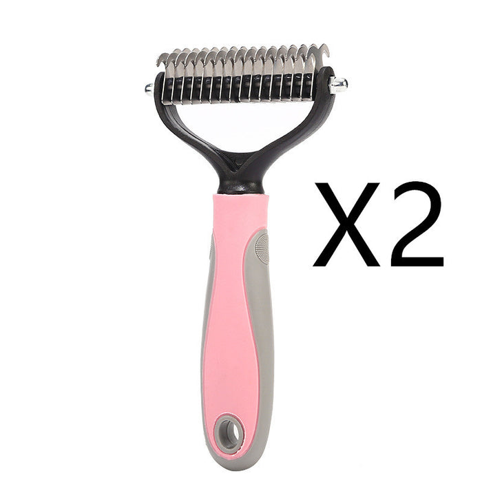 Double-Sided Stainless Steel Grooming Comb