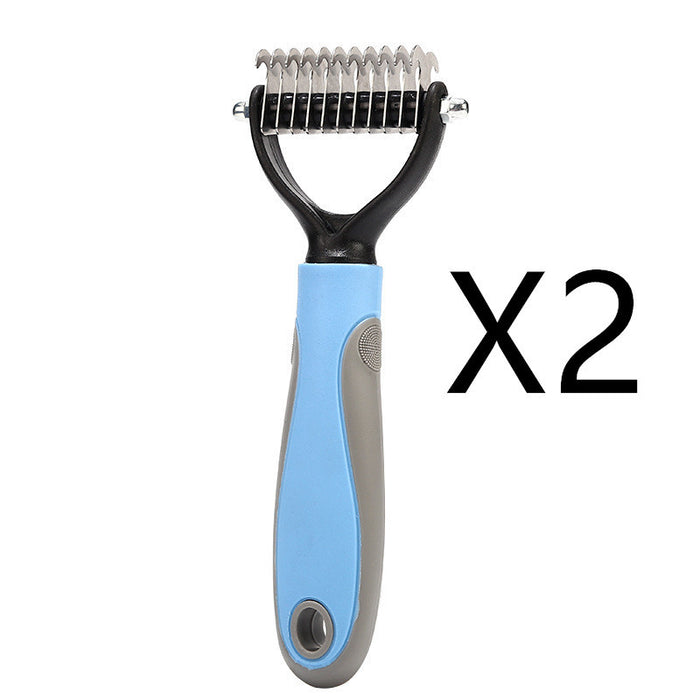 Double-Sided Stainless Steel Grooming Comb